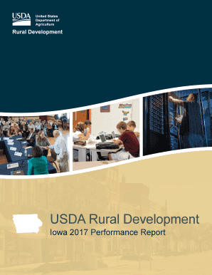 USDA Rural Development Iowa Performance Report USDA Performance Report