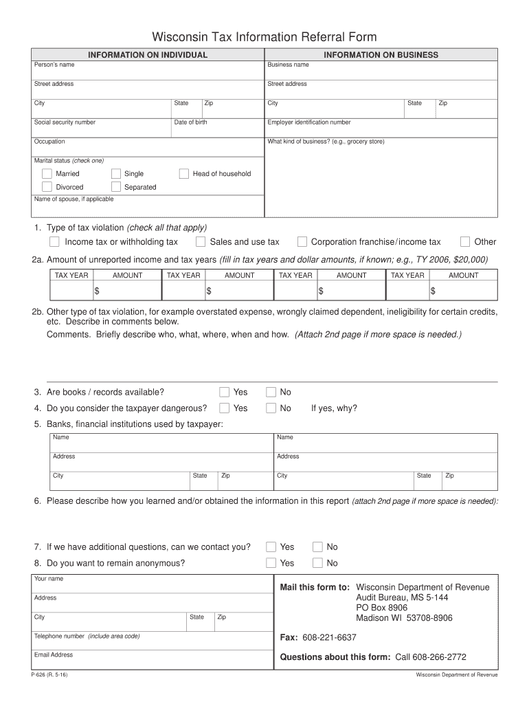  Wi Referral Form 2016