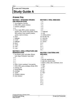 Holt Mcdougal Biology Answer Key PDF  Form