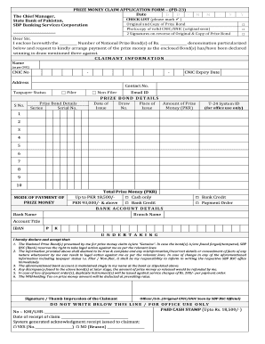  Prize Bonds State Bank of Pakistan 2018