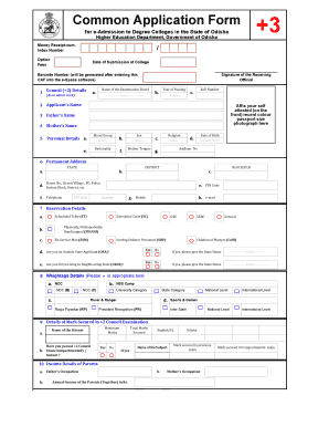 Common Application Form
