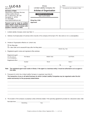 Illinois Llc 55  Form