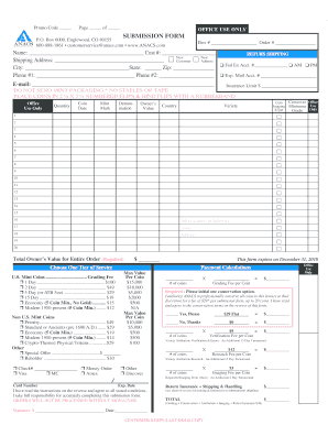 Submission Form ANACS