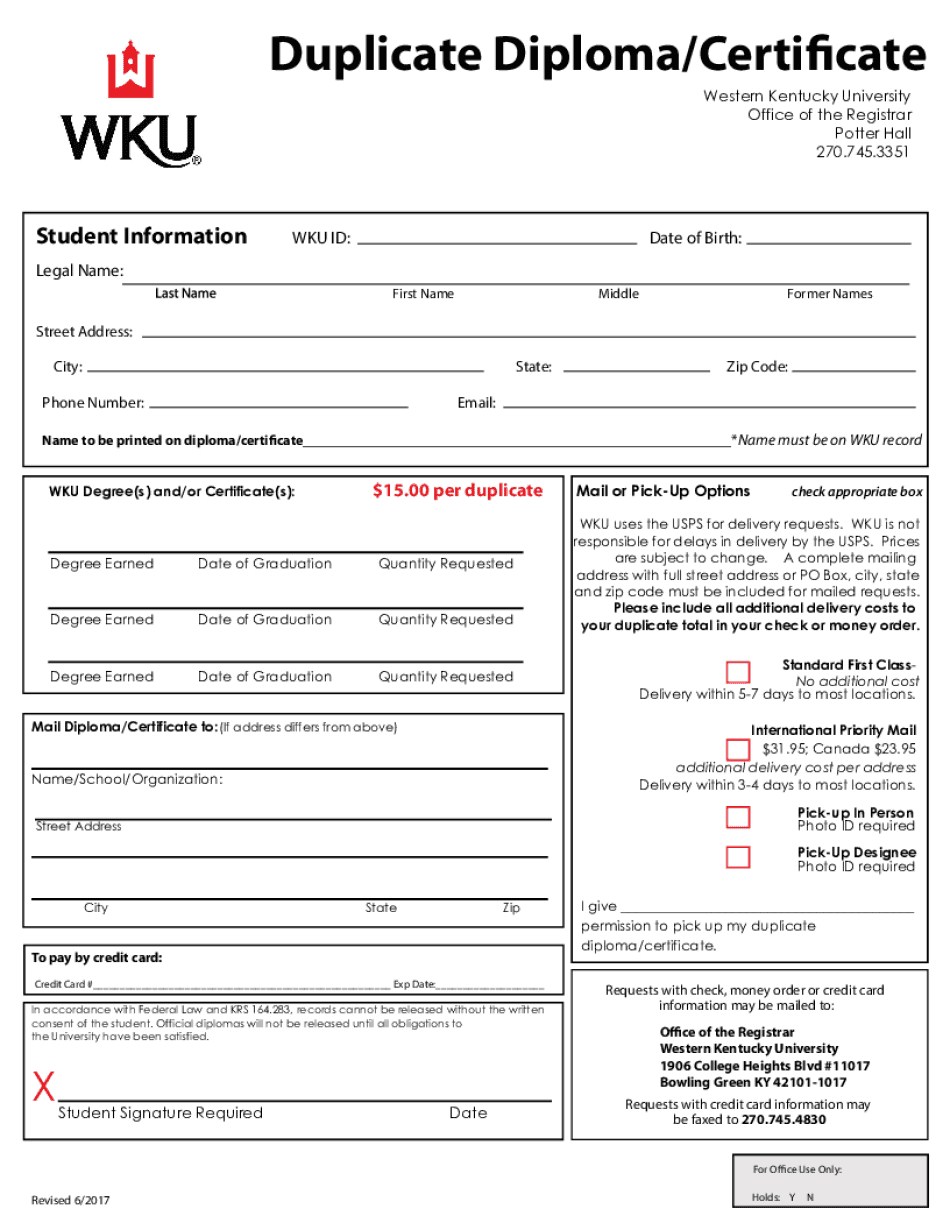 Winter Term and Spring Semester Registration Guide WKU  Form