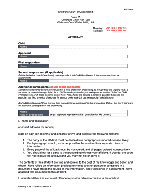 Childrens Court Act Form 25 Childrens Court Act Form