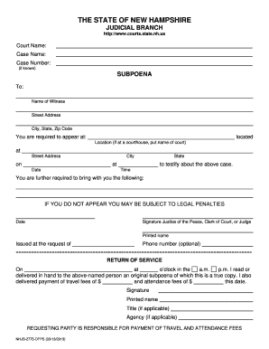 NHJB 2775 DFPS New Hampshire Judicial Branch  Form