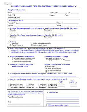  FQP Continence Assessment Form 2015-2024