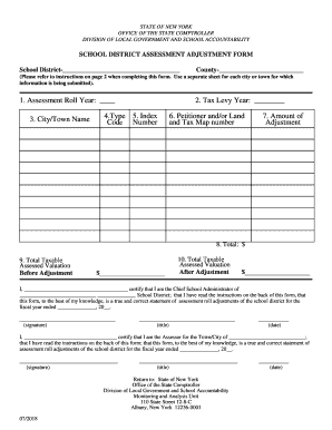 New York School District  Form