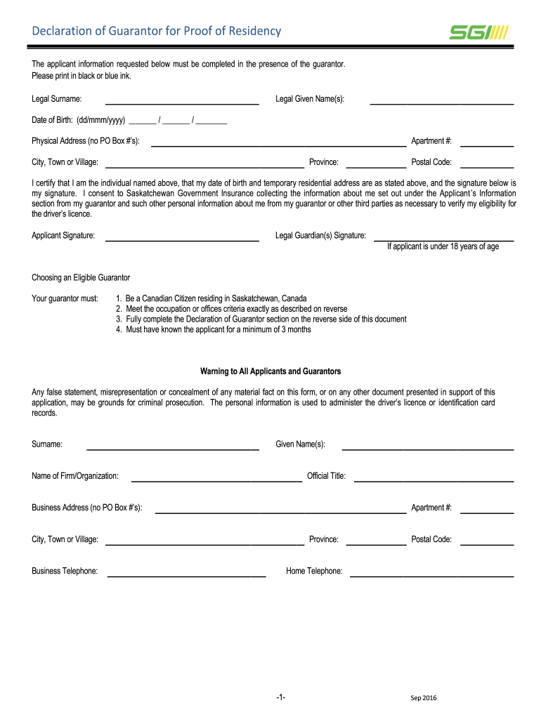  Wsib Ontario Guarantor Form 2016