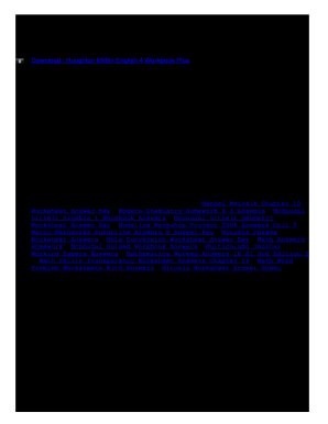 Houghton Mifflin English Grade 4 PDF  Form