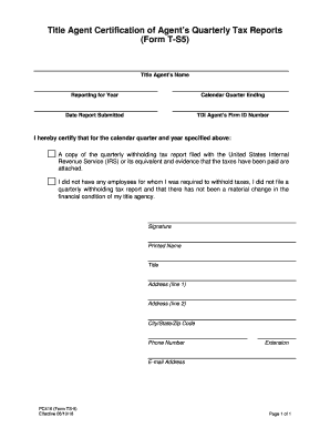  Ts5 Form 2018-2024