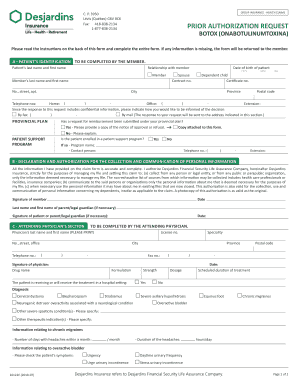 Prior Authorization Request 10122E  Form