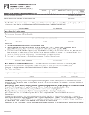 Icbc Consent Form