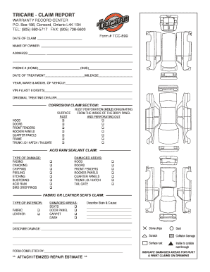 Warranty Record Center  Form