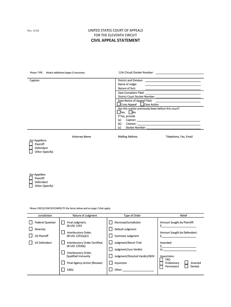  How to File an Appearance of Counsel Form Eleventh Circuit 2018-2024