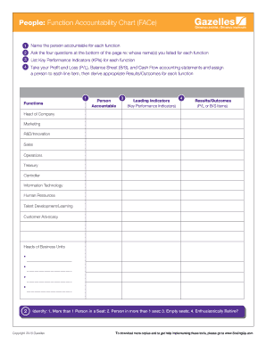 Eos Accountability Chart Template Excel  Form