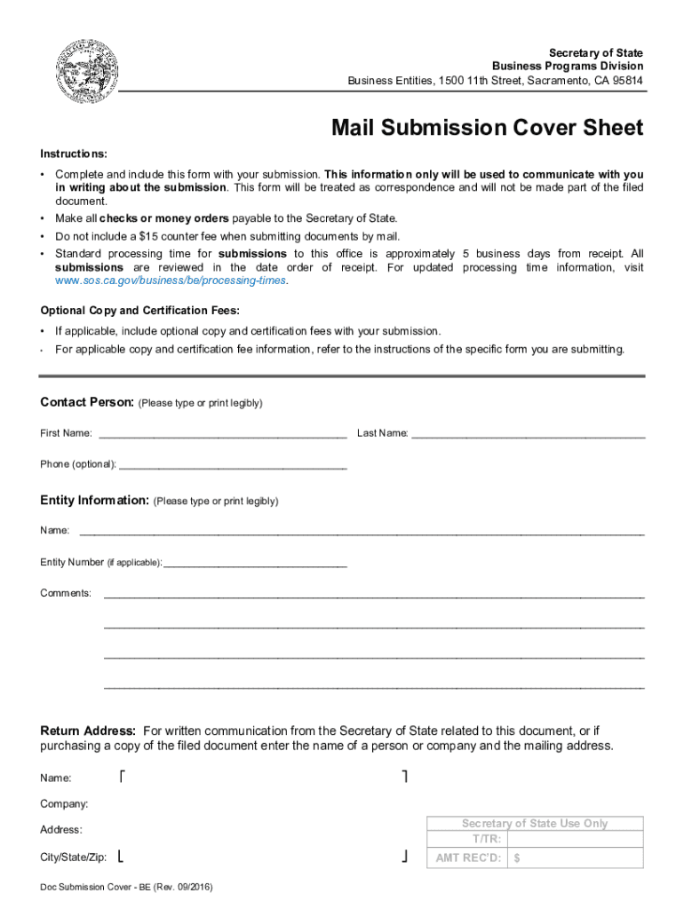  Certificate of Conversion Form CONV 1A 2016