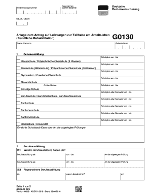 G0130 Antrag PDF  Form