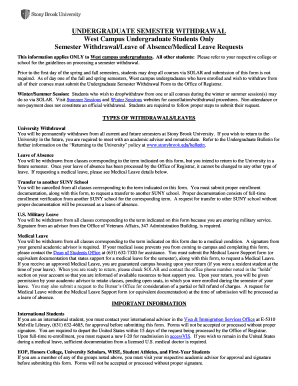  Undergraduate Withdrawal Form 2017-2024