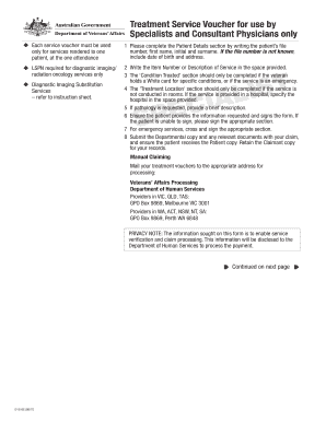 D1216S Treatment Service Voucher for Use by Specialists and Consultant Physicians Only D1216S Treatment Service Voucher for Use   Form