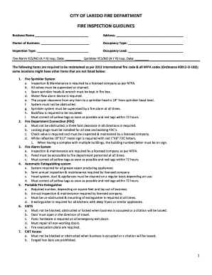 CITY of LAREDO FIRE DEPARTMENT  Form