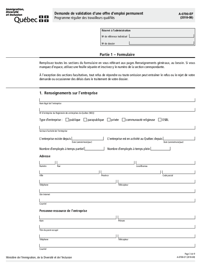 Contrat De Travail Type Immigration, Diversit Et Inclusion  Form