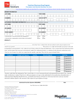 Tenncare Attestation Form