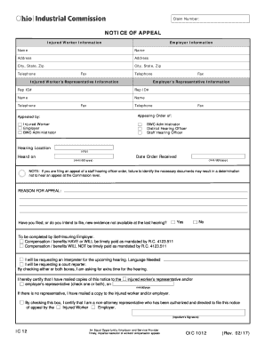  Injured Worker Information 2017-2024