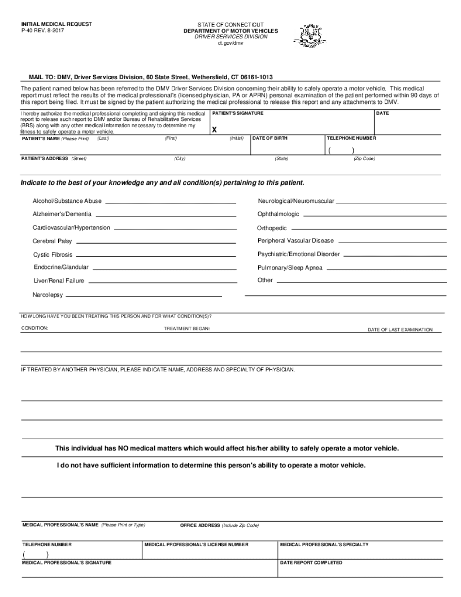 Ct P 40  Form