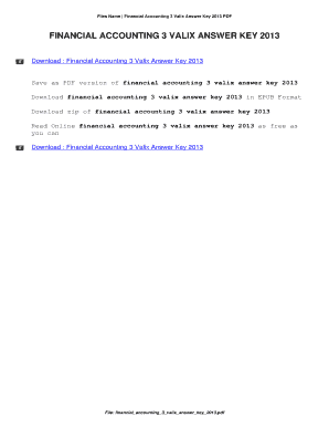 Intermediate Accounting 3 Valix Answer Key  Form