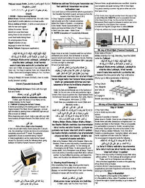Hajj and Umrah Guide in 3D the Islamic Bulletin  Form