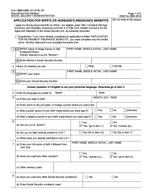 Get and Sign Form SSA 2 Information You Need to Apply for Social Security 