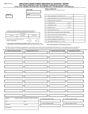  UNEMPLOYMENT INSURANCE DIVISION of SOUTH DAKOTA 2018