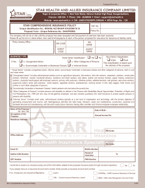 Star Health Claim Form