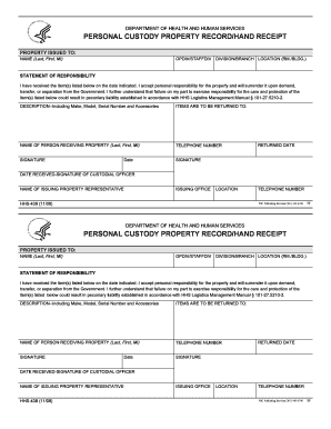 Hhs 439 Form