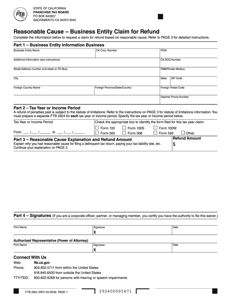 Ftb 2924  Form