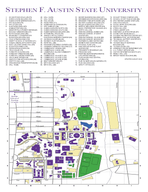 Sfa Campus Map  Form