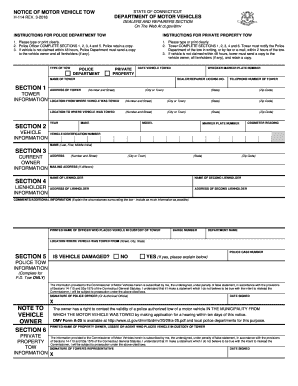 Towing Notice Template - Fill Out and Sign Printable PDF Template | signNow