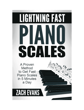 Lightning Fast Piano Scales Form