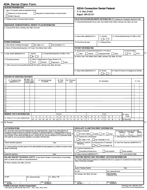 Geha Dental Claim Form