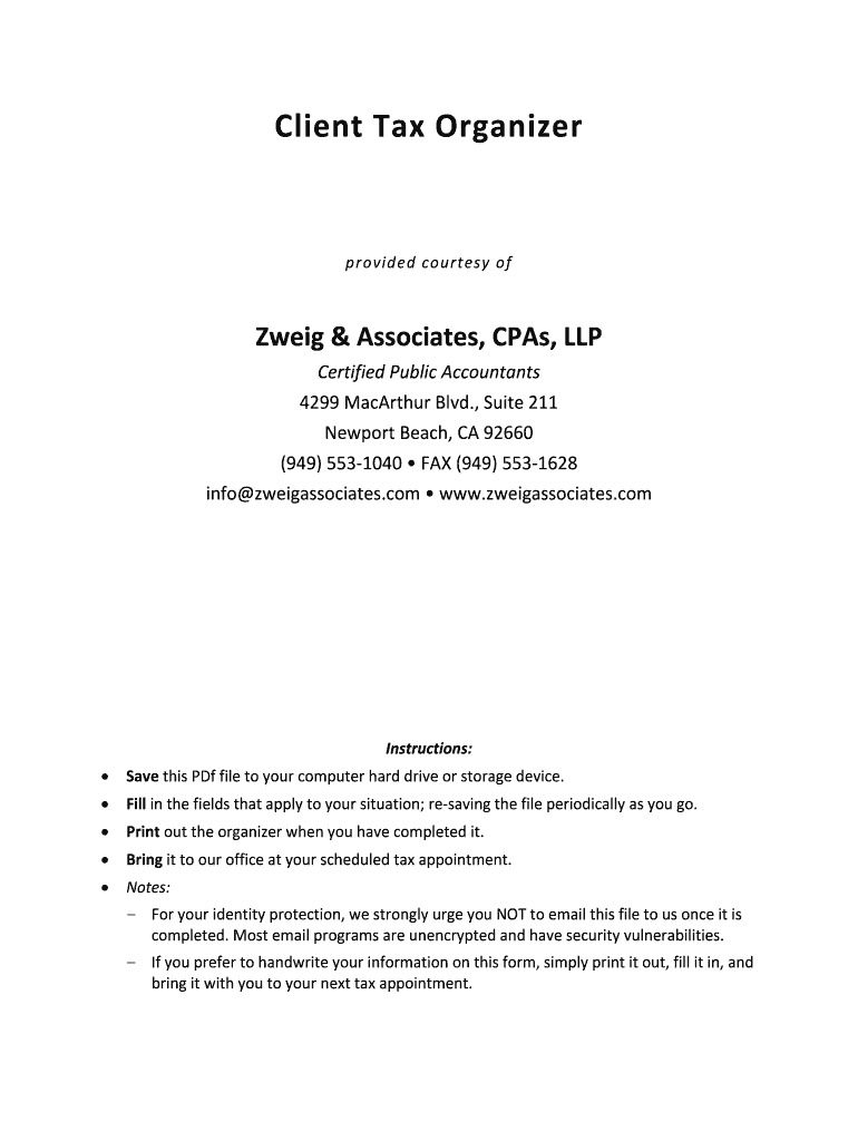 Zweig and Associates  Form