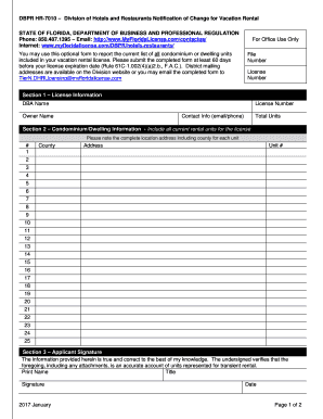 Dbpr Hr 7010  Form