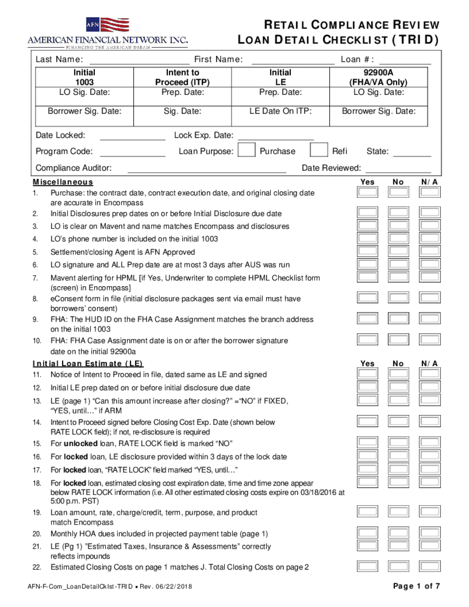  AFN Closing Agent Approval Application &amp; Agreement American 2018-2024