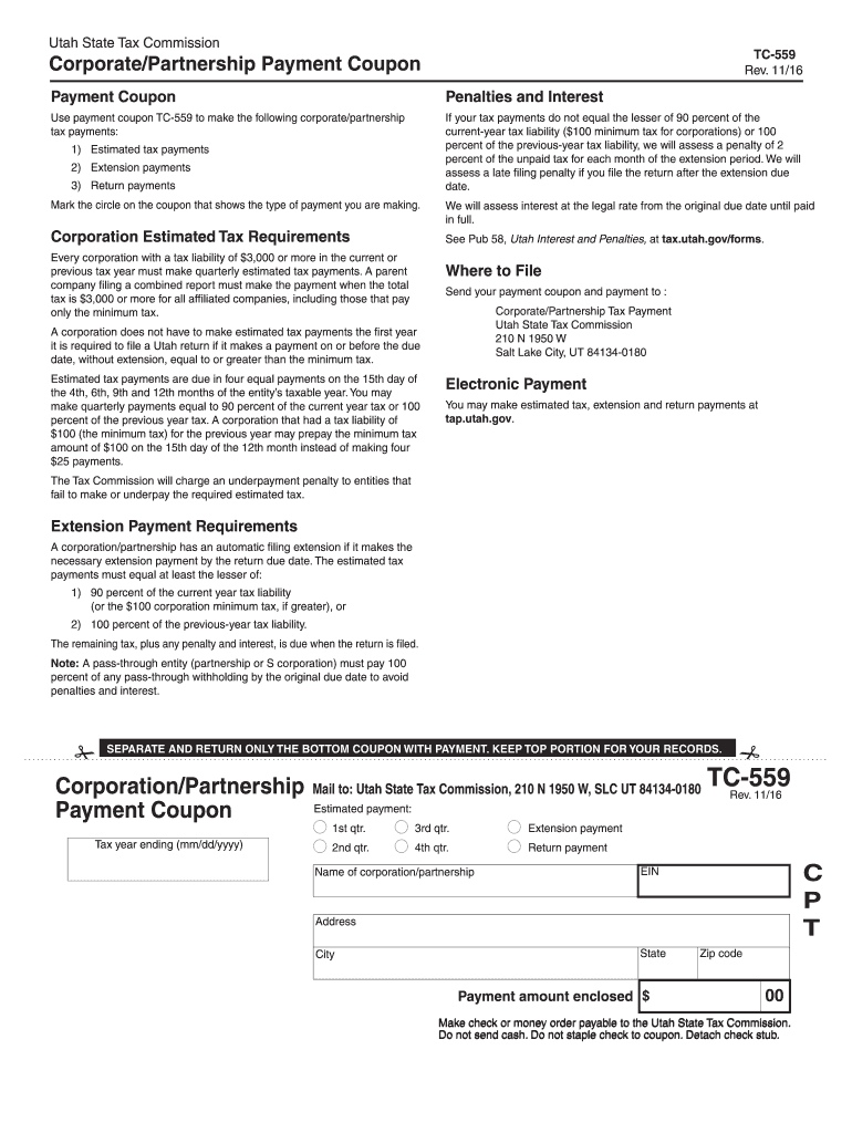 Get and Sign Ut Tc 559 2016-2022 Form
