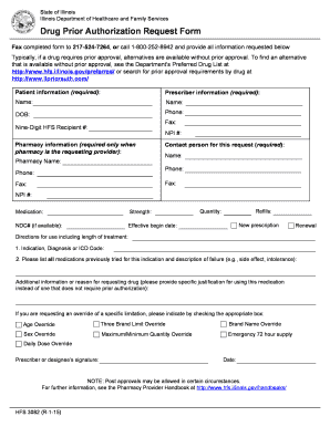  Illinois Public Aid Prior Authorization Form 2015-2023