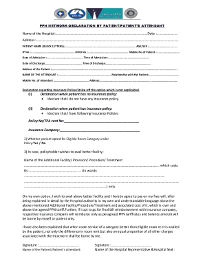 Ppn Declaration Form