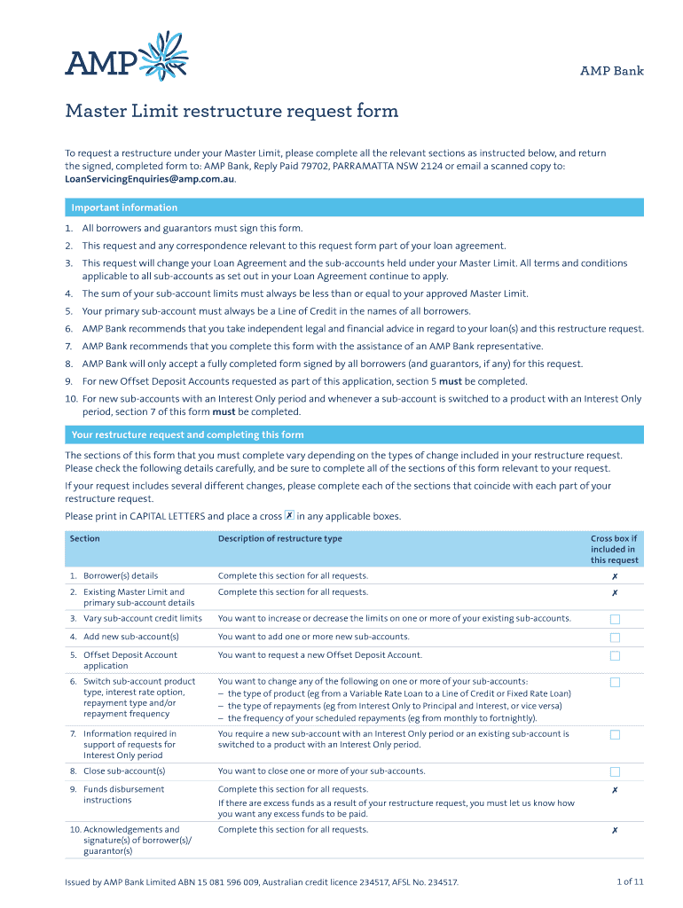  393815 1017 AMPB1044 V3 Final Master Limit Restructure Request Form 2017