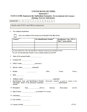 Annexure 1  Form