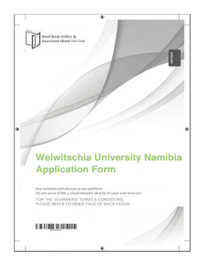 Welwitchia University Online Application  Form