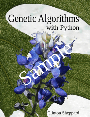 Genetic Algorithm with Python PDF  Form